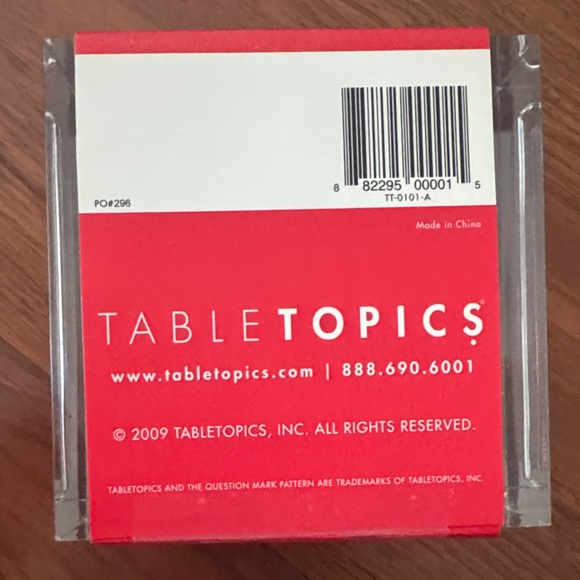 TableTopics Conversation Starter Set - Picture 3 of 4